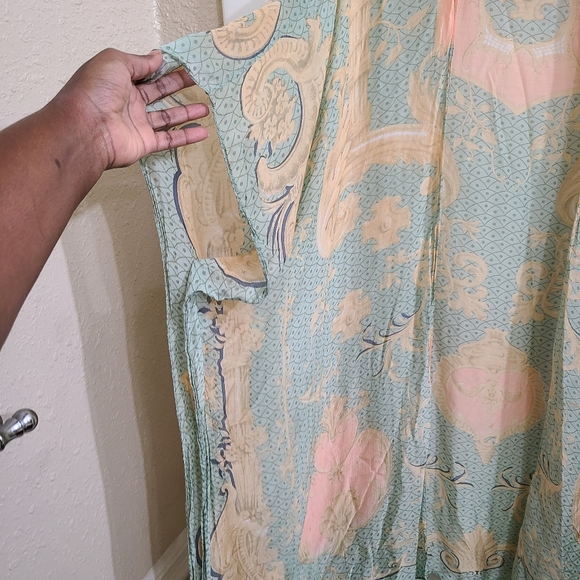 One Hundred Starts Floral Kimono Yukatas Duster One Size - Picture 3 of 7